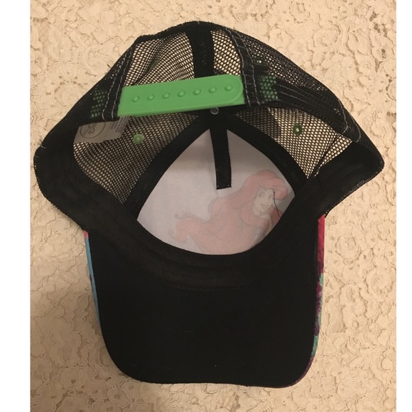 Little Mermaid Ariel Baseball Snapback Hat NWT - Picture 4 of 5